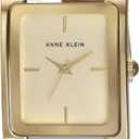 Anne Klein Women's AK/ 2706CHWT Analog Display Japanese Quartz White Watch
