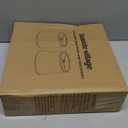 Lampshades Set of 2, Drum Lampshades 11.6" Top x 12.6" Bottom x 9.8" High, Seaside village Medium Lampshades (Spider Fitter), Beige Lampshades Natural Linen Hand Crafted, Easy Assembly Required