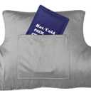 Mastectomy Pillow - Post Surgery Pillow After Breast Cancer or Breast Reduction, Lumpectomy, Patient Care Healing Support for Port Pacemaker and Heart Surgery Recovery (Grey)