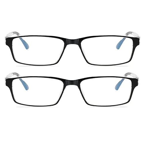 Naikomly 2 Pairs Nearsighted Glasses -1.00 Spring Hinges Distance Glasses