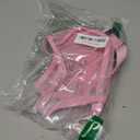 Mayerzon Dog Muzzle to Prevent Biting Scavenging Chewing, Soft Mesh Puppy Muzzles for Large Sized Dogs, Breathable, Reflective, Adjustable Mouth Guard for Grooming Walking Training (L, Pink) (L-(Snout Cir 10.75"-12"))