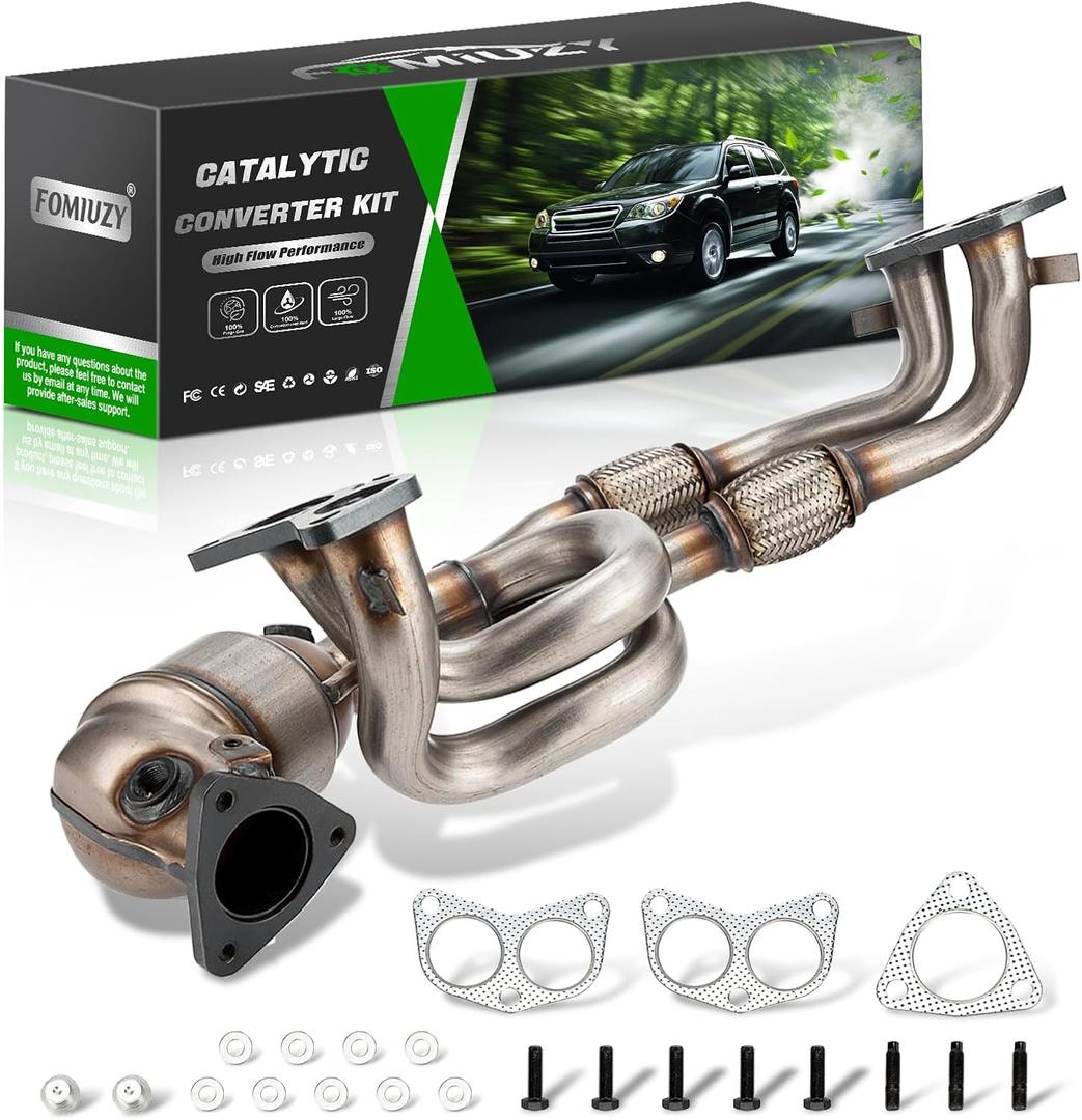 Catalytic Converter Kit Fit Subaru Forester 2006 2007 2008 2009 2010 Impreza 2006-2011 Legacy Outback 2006-2012 Saab 9-2X 2006 2.5L