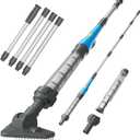 Pool Vacuum for Above Ground Pool & Hot Tub Vacuum, Cordless Pool Cleaner with 60 Mins Running Time, Rechargeable Stick Lightweight Spa Vac, Ideal for Fast Sand & Debris Removal in All Pool Types