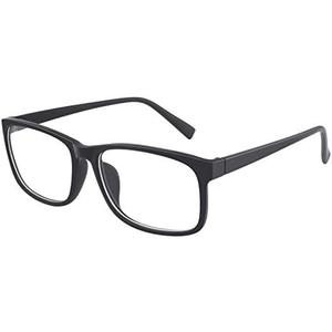 GQUEEN Fake Clear Glasses Non Prescription Glasses Eyeglasses Rectangular Frame, 201512