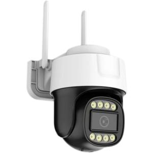 2K Outdoor Security Cameras, 3MP Pan-Tilt 360 View IP Surveillance Camera, 2.4G WiFi Dome Cameras for Home Security, Motion Detection and Siren, 2-Way Audio, Full Color Night Vision, Waterproof