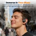 MusicCam Worlds 1st Bone Conduction Headphones with Camera, Hand-Free POV Camera Headphones, IP68 Water & Sweat Resistant, AI Functions, Open-Ear Bluetooth Wireless Sport Earphones with APP