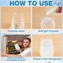 2 x Frienda 7 oz Summer Water Storing Crystals Translucent Cooling Water Gel Beads Absorbing Crystals Neck Wraps for Neck Scarves Tolerate The Heat Ice Packs Home Outdoor Activities