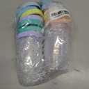 Yomarket 12pcs 4 oz Plastic Containers with Screw Lids, Reusable 1/2 Cup Small Food Storage Containers, Leakproof, Microwave Dishwasher Freezer Safe, with Pen and Brush