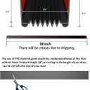 Weather Stripping Door Seal, 39 Length Cuttable Door Draft Stoppers for Bottom of Door, Strong Adhesive Door Sweep for Exterior and Interior Doors,Black