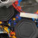 Music Boxing Machine, Smart Bluetooth Boxing Machine with Gloves, Wall Mounted Music Punching Trainer for Kids Adult, LED Electronic Boxing Workout Target with 9 Modes & 9 Speeds