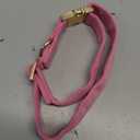 Soft Dog Collar with Metal Buckle Adjustable Durable Comfort Cotton Corduroy Collars for Large Medium Small Dogs Velvet Dog Collars, White (Medium (Pack of 1), Beige)