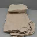 EMME Cotton Blanket King Size for Bed Soft Muslin Blankets 108"x90" Light Tan Lightweight Breathable Layering Bedspread Coverlet All Season Gauze