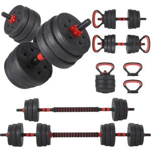 TITANLIFT Adjustable Dumbbell Set 25LBS, Dumbbells Set of 2,Free Weight Set with Connector,Used as Barbell, Kettlebells, Push up Stand, Weight Plate, Fitness Exercises for Home Gym Suitable Men/Women
