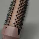 Infrared Thermal Brush, 1.5 Inch Heated Round Brush for Women, Dual Voltage Negative Ion Hot Brushes Styler for Blowout Look, Curling & Volumizing & Straightener for Dry Hair