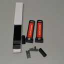 Gomake Plastic Razor Blade Scraper Tool with Blade Container 2PCS Razor Scraper with Extra 100PCS Plastic Blades for Adhesive Labels and Decals Sticker Removal on Car Window Glass Floor (W80)