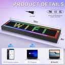 Programmable Scrolling LED Sign, 26"x8", P10 Digital Open Sign,WIFI Control, Waterproof IP65, RGB LED Display Message Board for Commercial & Business Advertising