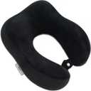 Hump Travel Pillow, High-end Memory Foam Neck Pillow, Double Support for Neck, Head and Chin, 360 Ergonomic Design Full Neck wrap Pillow, Suitable for Office, Airplane and car (Black)