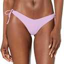 EIDON Women's Standard Leah High Cut V-Front Tie Side Cheeky Bikini Bottom Swimsuit, XL