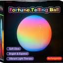 BLUEYE Fortune Telling Ball,RGB Light Therapy,Remote Control,Rechargeable Night Light for Kids,Girl Toys for Age 5 6 7 8 9 10 Year Old,Stocking Stuffers Gag Gift (3-Inch)