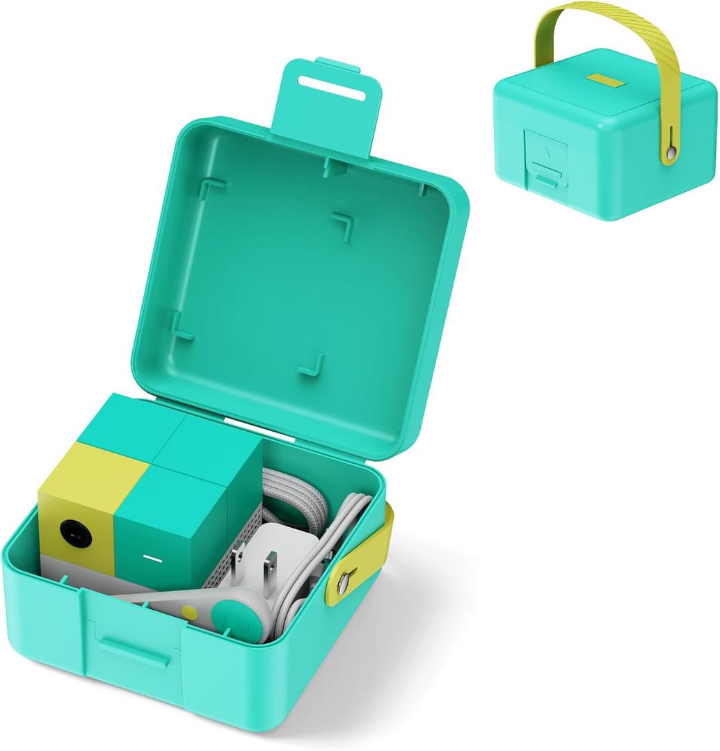 Portable Storage Case Compatible with Nex Playground Game System, Lightweight Plastic Travel Storage Case for Indoor Family Game Console