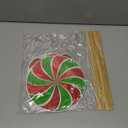 24 Pieces Christmas Picks Snowman Santa Hat Lollipop Gingerbread Christmas Stocking Farm House Cutout on Sticks Vase Filler Crafts Tree Ornament Wreath Holiday Decorations for Christmas Party