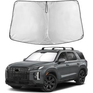 EcoNour Windshield Sunshade Compatible for Hyundai Palisade 2020-2024 2025 2026, Sun Visor for Front Windshield & Window Sun Shade Cover, UV Heat Blocker & Protector, Car Accessories