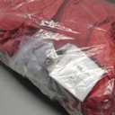 Realspring 6 Pcs Inflatable Bean Bag Chairs for Adults with Electric Air Pump, Blow up Couch Folding Portable Inflatable Couch Lazy Sofa for Outdoor Movie Nights Camping Room (Red)