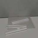 Acrylic Sign Holder 8.5 x 11 Inch 3 Pack, Clear Display Sign Stand for Store Sign Holders, Vertical Double Acrylic Stands, Vendor Booth Display Items
