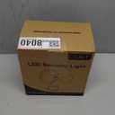 15W LED Flood Light Outdoor, 1500 Lumen Exterior Security Lights, 3000K/5000K Light, IP65 Waterproof, Dual-Head Wall/Eave Mount Flood Light Energy Saving for Garage, Patio, Yard (Black)