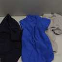 3 Pack Dog Sweaters for Large Dogs, Fleece Dog Sweater Large Pet Clothes Turtleneck Soft Warm Sweatshirt Boy Girl Pet(Gray+Royal Blue+Navy,Medium)