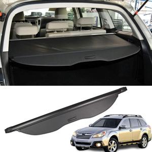 Marretoo for Subaru Outback Cargo Cover Manual Tailgate 2010 2011 2012 2013 2014 Black Retractable SUV Interior Rear Trunk Cover