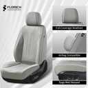 FLORICH Seat Covers, Car Seat Covers Front Seats Faux Leather Automotive Seat Covers Luxury Waterproof Car Seat Cover Protectors Universal Fit for Most Cars SUV Trucks, Gray