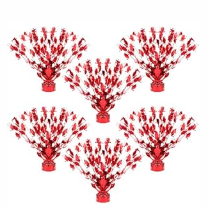 Hoteam 6 Pcs Metallic Graduate Cap Gleam Table Centerpiece Party Supplies Graduation Party Decorations 2025 Graduation Cap Decorations for College High School Congrats Grad(Black)