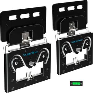 Ultra Slim TV Wall Mount Compatible with 14"-80" Flat & Frame TVs, 0.3" Micro-Gap Low Profile TV Mount, Minimalist Look, Blends Any Interior, Hold up to 100Lbs