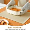 Placemats Set of 6,Faux Leather Placemats,Waterproof - Wipe Clean - Heat Resistant Anti-Slip placemats,Suitable for Indoor - Outdoor - Parties 16.1412.2