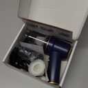 KMM Handheld Car Vacuum Cleaner, 9000Pa Vacuum Cleaner and Air Duster, 120W High Power Hand Held Vacuum with LED Light and Multi-Nozzles for Car, Home, Office, Pet (Blue)