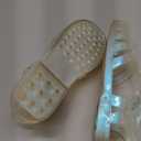 The Children's Place girls Girls Jelly Fisherman Sandals (4 Big Kid, Holographic)