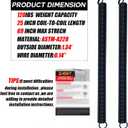 Garage Door Extension Springs Pair, 120 lb,25’’ Long,Replacement Kit