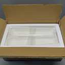 MALACASA Serving Platters Set of 4, Ceramic Serving Platters and Trays for Serving Food, Rectangular Serving Trays for Party, Large Serving Plates, Party Serving Trays and Platters - 12 Inch, White