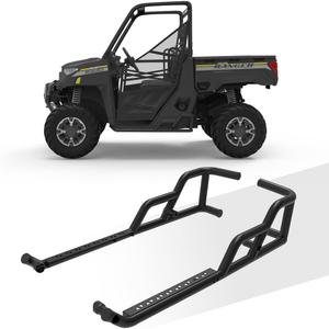 NIXFACE Rock Sliders Nerf Bars Fit for 2018-2023 Polaris Ranger XP 1000/Ranger 1000/1000 EPS/ 1000 Premium Replace for#2882530 W/Side Steps