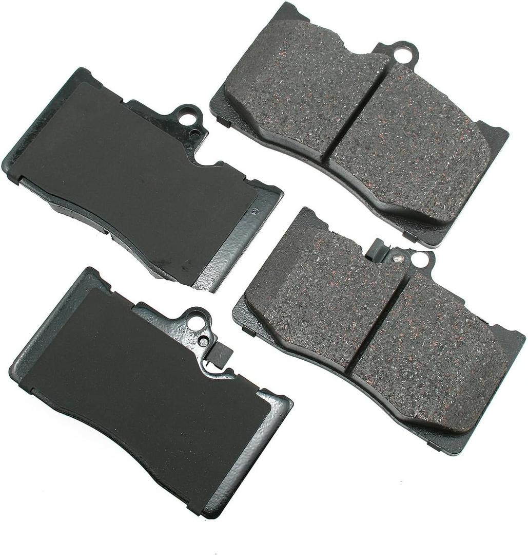 Akebono ACT1118 Proact Ultra Premium Ceramic Disc Brake Pad kit, Grey