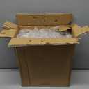 Jingmore 48 Pcs Plastic Ribbed Champagne Flutes With Stem, 6.4 oz Clear Vintage Disposable Champagne Glasses for Wedding Birthday Anniversary (Clear)