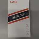 2 x JAME for Google Pixel 9 Pro XL Case, Slim Fit Phone Cover with Metal Ring Holder Kickstand Stand, Dual Layer Military Grade Shockproof Protective Phone Case for Google 9 Pro XL 6.8", Silver