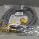 GasSaf 8 FT 1/2" ID Natural Gas Hose with Quick Connect Fitting, Natural Gas Conversion Kit for Gas Grill, Generator, Patio Heater and More - CSA Certified