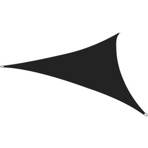 Neween Shade Sail, 6'7''x 6'7''x 6'7'' Sun Shade Sail Triangle Waterproof for Patio Yard Deck Pergola Outdoor Sun Sail Shade 98% UV Block Sunshade Black Color