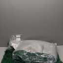 Soft Runner Rugs for Bedroom Hallways, 2 Packs 2x6 Green Fluffy Shag Throw Area Rug Non Slip for Bedside Dorm, Long Shaggy Furry Carpet for Nursery Living Room