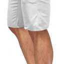 HUNGSON Men's Casual Shorts Lightweight Golf Shorts with 4 Pockets Stretch Quick Dry Comfy Work Shorts (White)