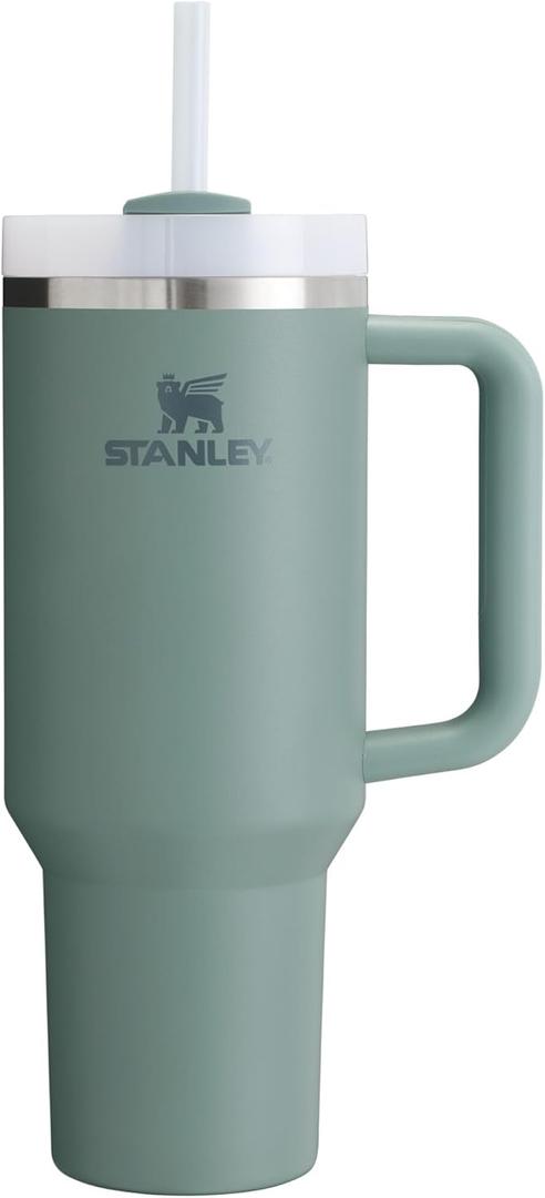 STANLEY Quencher H2.0 Tumbler with Straw 40 oz | Flowstate 3-Position Lid | Cup Holder Compatible for Travel | Insulated Stainless Steel Cup | BPA-Free | Shale