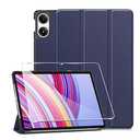 Suttkue for Xiaomi Redmi Pad Pro/Xiaomi Poco Pad Case,high qualit Hard Shell, Lightweight,Quality PU,Scratch Resistant, with Stand Function and Auto Sleep/Wake Function 12.1 inch case-Blue