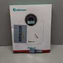 Adamson Hybrid 2-in-1 Analog & Digital Weighing Scale for Body Weight up to 400lbs - Thick Tempered Glass - Extra Large Display - Easy to Read Digital Bathroom Scale - New